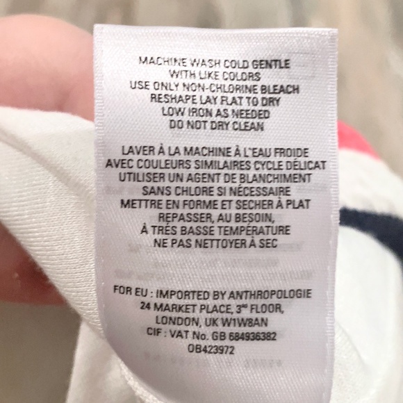 Anthropologie Maeve Rainbow Springstripe Skirt - Picture 8 of 8